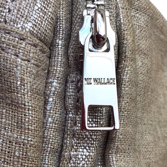 MZ Wallace Glazed Metallic Linen Chain Crossbody Bag - Picture 11 of 11